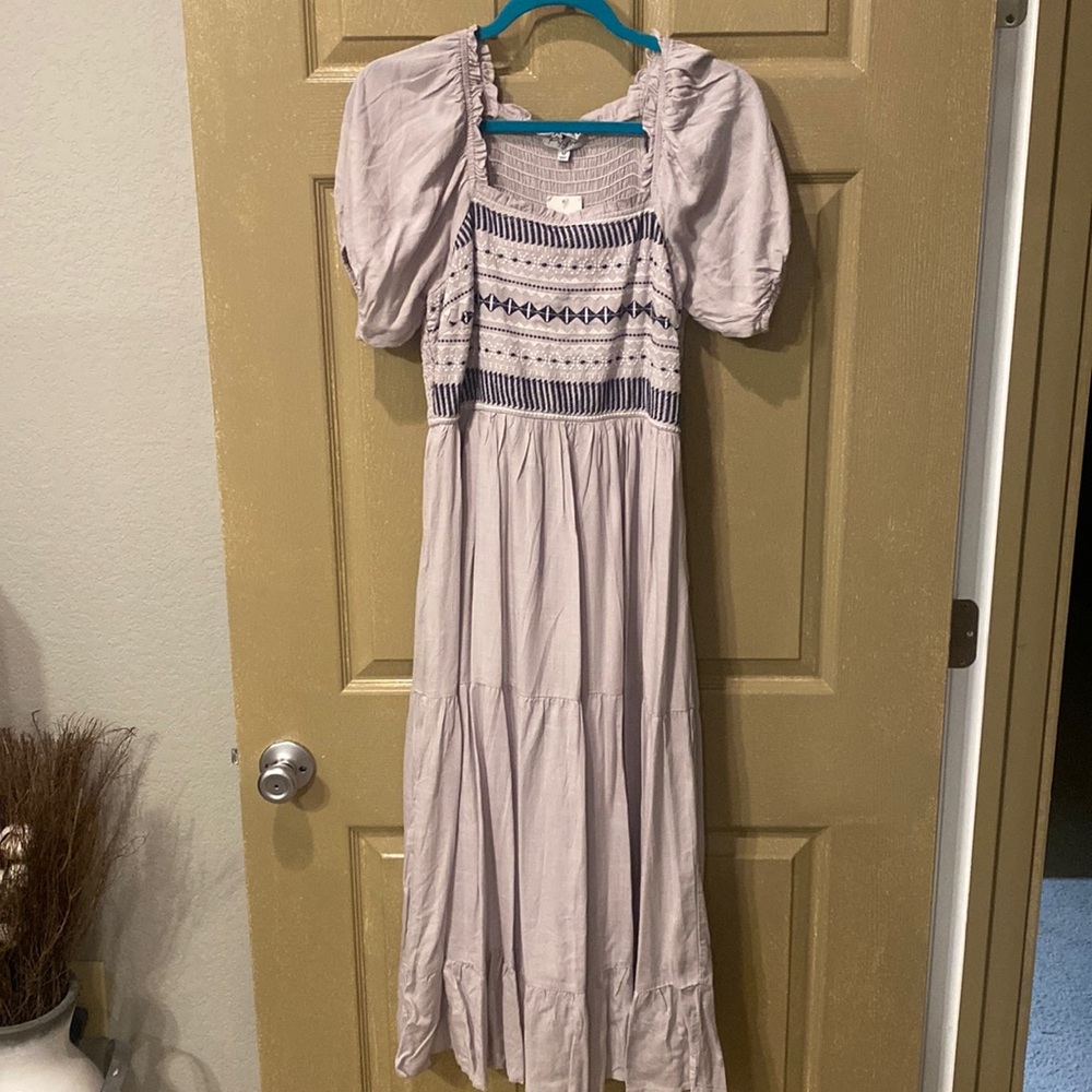 Piper & Scoot Grey Maxi Dress